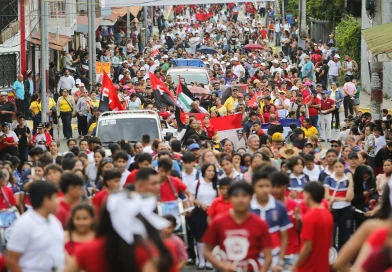 matagalpa, nicaragua, revolucion sandinista, caminata, juventud sandinista, aniversario,