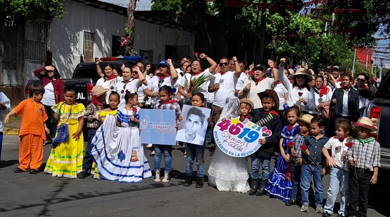 Comandante Julio Buitrago, niños, CDI, Mildred Abaunza, Managua, homenaje, legado, MIFAMILIA,