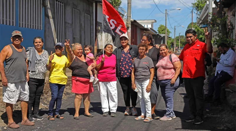 nicaragua, calles asfaltadas, b15, managua,