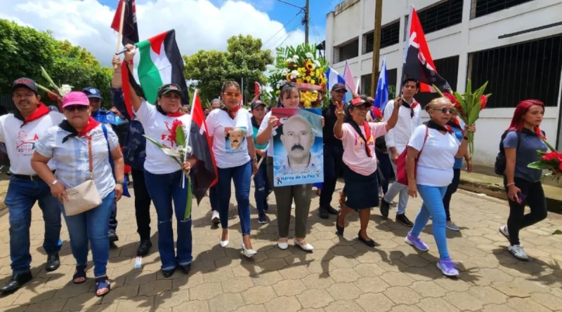 militancia sandinista, héroes de la paz, nicaragua, gobienro de nicaraGUa,