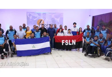 abanderamiento, ind, deportes, karate, baloncesto, seleccion, silla de ruedas, alcaldia de managua,