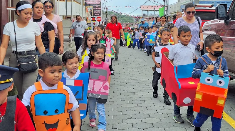 nicaragua, boaco, educacion vial, niños,