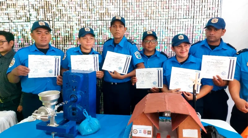 bomberos unidos, nicaragua, curso, electricidad domiciliar, ministerio del interior,