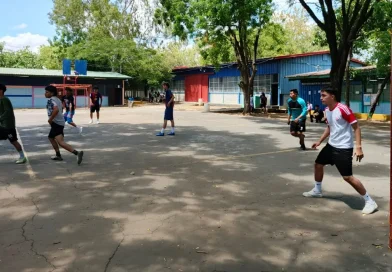 juventud Sandinista, estudiantes, jornada recreativa, mañana deportivas, Tecnológico Simón Bolívar, Managua,