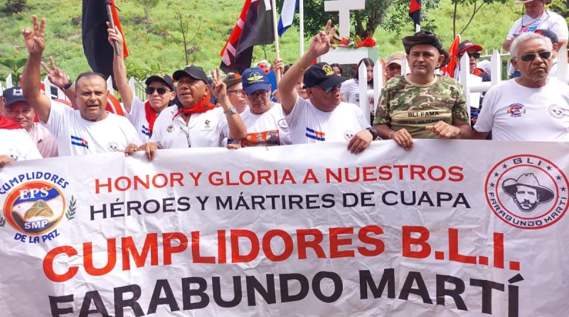 nicaragua, chontales, homenaje, bli, heroes,
