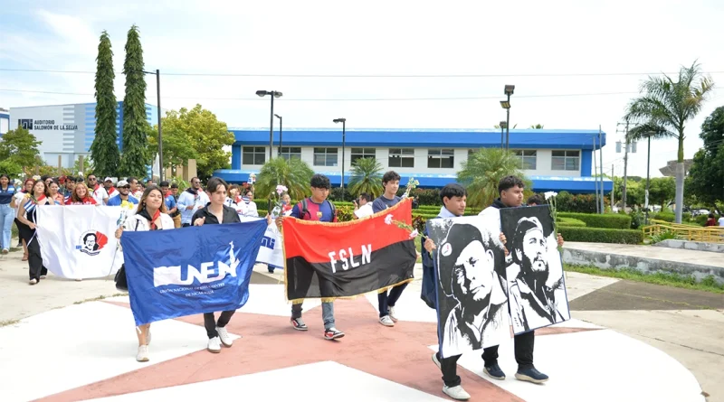 comandante tomas, fidel castro, uni, universitaros, nicaragua, unen, acto,