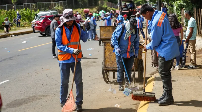 managua, alcaldia de managua, nicaragua, limpieza,