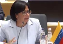 Delcy Rodríguez, vicepresidenta de Venezuela, Venezuela, arremete, narcotráfico, Estados Unidos, EE.UU., drogas, afirma, declara,