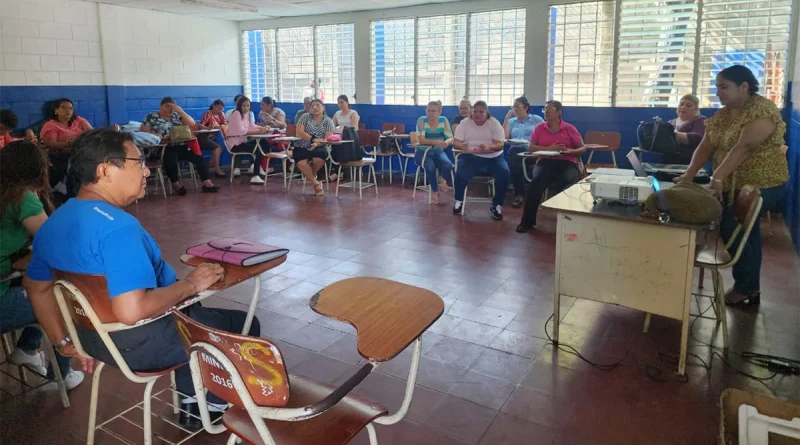 mined, docentes, encuentro pedagogico, nicaragua,