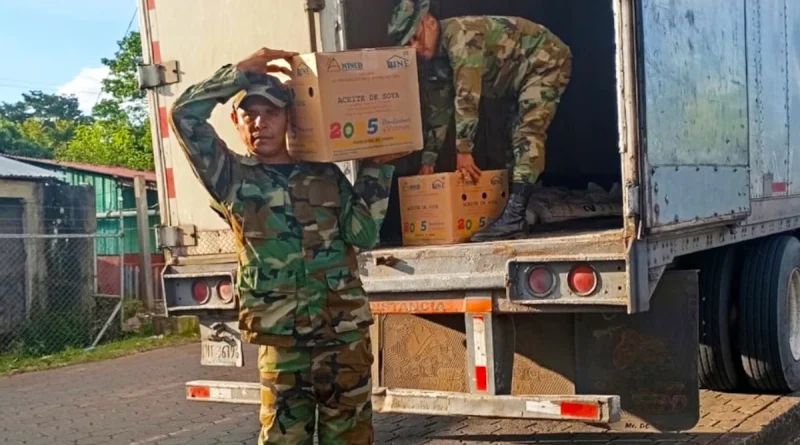 Ejército de Nicaragua, merienda escolar, nicaragüa, gobierno de nicaragüa