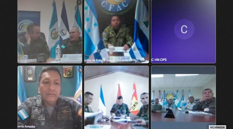 ejercito de nicaragua, reunion, comandantes, cfac,