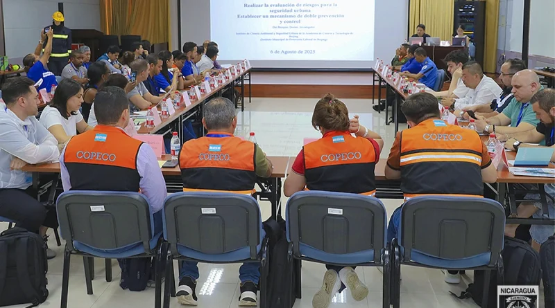 ejercito de nicaragua, seminario, sinapred, respuestas ante desastres, china, beijing,