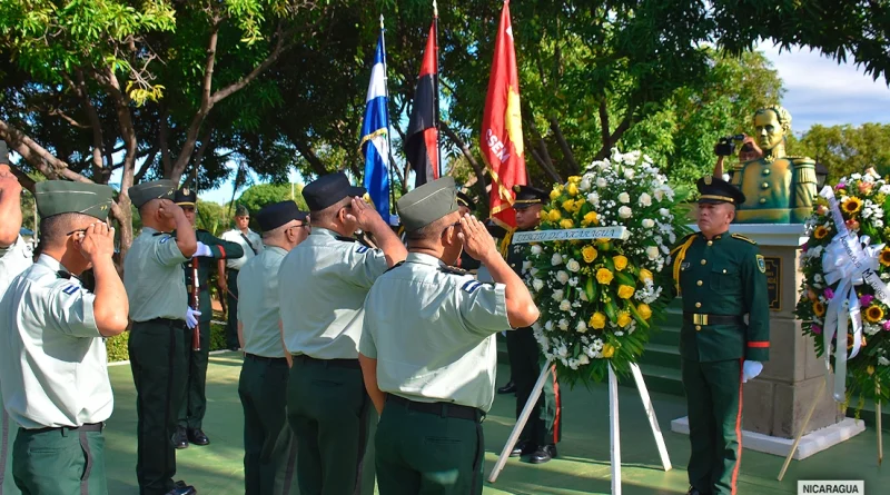 ejercito de nicaragua, general jose dolores estrada, aniversario, conmemoracion,
