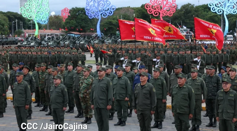 prácticas generales, 46 aniversario de constitución, plaza la fe, managua, ejército de nicaragua, managua
