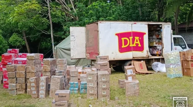 rivas, ejercito de nicaragua, mercancia de contrabando, equinos,