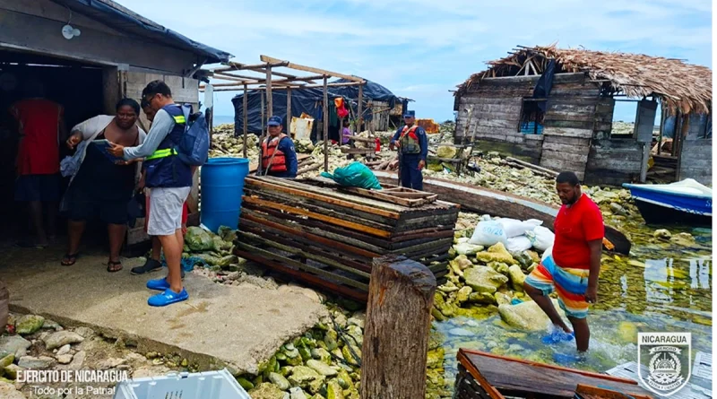 fuerza naval, ejercito de nicaragua, inpesca, acompañamiento, costa caribe sur,