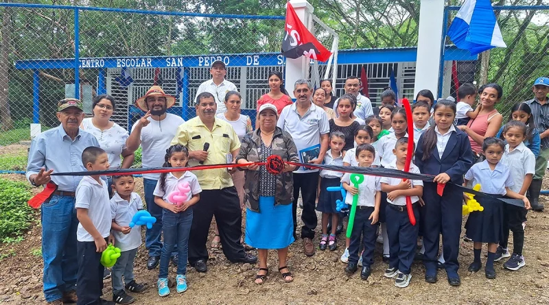 boaco, gobierno de nicaragua, centro escolar, san pedro de sacal, educacion,