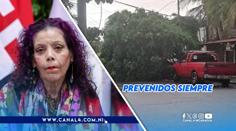 incidencias, afectaciones, Managua, vientos fuertes, lluvias, provocadas, superado,