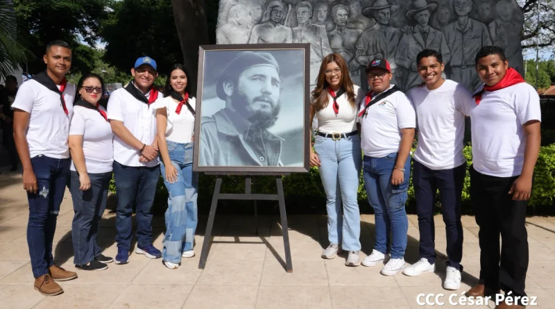juventud sandinista, tomas Borge, nicaragüa, homenaje, gobierno sandinista,