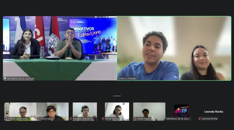 minjuve, nicaragua, china, becados, jovenes, encuentro formativo,