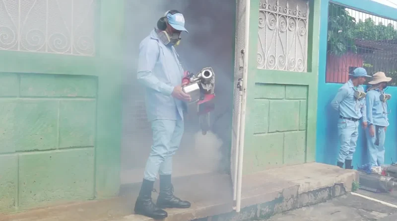MINSA, Managua, jornada de fumigación, abatización, Tierra Prometida,