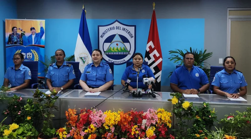 ministerio del interior, seguridad, nicaragua,