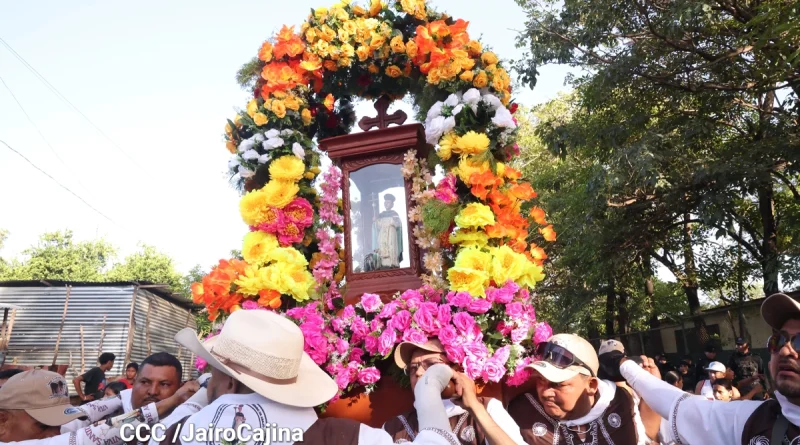 ciudad sandino, mateare, santo domingo de abajo, fiestas tradicionales, feligreses católicos
