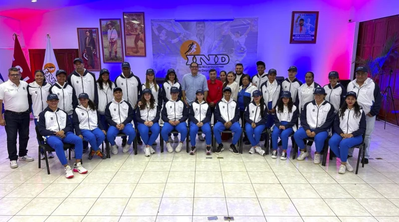 delegacion, abanderamiento, nicaragua, juegos panamericanos junior,