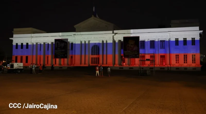 Rusia, nicaragua, día de la bandera, palacio nacional de la cultura,