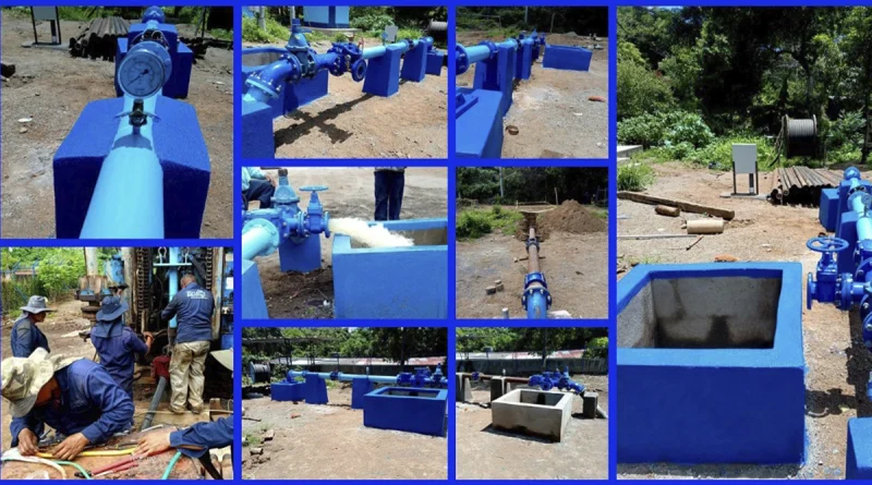 enacal, nicaragua, agua potable, monte tabor, managua, pozo,