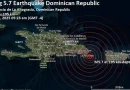 sismo, república Dominicana, costas, martes 6, agosto, magnitud 5,