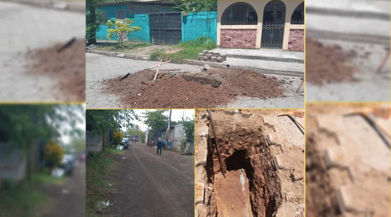 enacal, saneamiento, ciudad sandino,