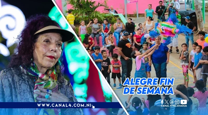 nicaragua, rosario murillo, actividades, fin de semana,