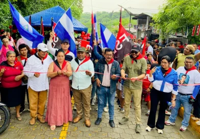 gobierno sandinista, calles para el pueblo, calles adoquinados, alcaldía de diriamba, comunidad san vicente, nicaragua