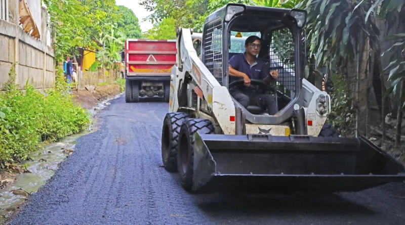 calles para el pueblo. barrio san antonio, alcaldia de managua,