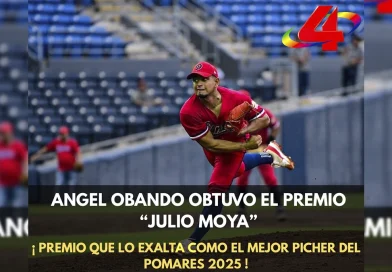 pomares 2025, deportes, beisbol, angel obando, premio, lanzador,