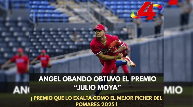 pomares 2025, deportes, beisbol, angel obando, premio, lanzador,