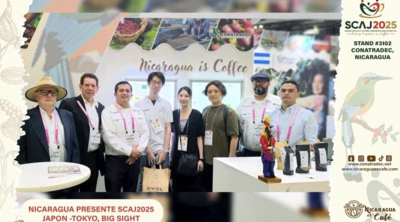 cafe nicaraguense, embajada de nicaragua, conatradec, snpcc, feria internacional, japon,