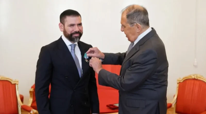 Laureano Ortega, Nicaragua, Rusia, canciller de Rusia, condecoración, Sergey Lavrov, impuso, Insignia por la Cooperación,