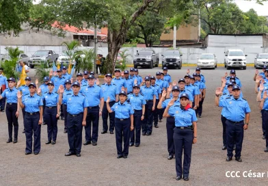 46 aniversario, ascensos policiales, managua, hospital roberto huembes, policía de nicaragua, acto solemne