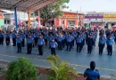 46 aniversario, ascensos en grado policial, chinandega, nicaragua, policia de nicaragua, 129 oficiales nuevos