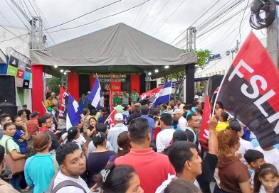 nicaragua, fsln, chinandega, insurreccion popular, 47 aniversario,