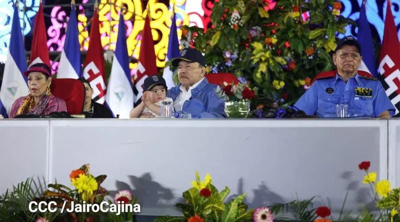 nicaragua, comandante daniel ortega, compañera rosario murillo, policia nacional de nicaragua, policia nacional, aniversario de la policia nacional,