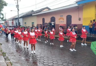frente sandinista, héroes y mártires de nandaime, festival de bandas rítmicas, nandaime, granada, nicaragua, 19 de septiembre de 2025