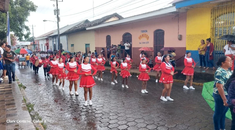 frente sandinista, héroes y mártires de nandaime, festival de bandas rítmicas, nandaime, granada, nicaragua, 19 de septiembre de 2025