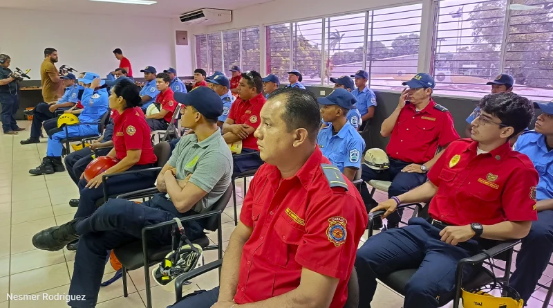 bomberos unidos, curso de rescate, nicaragua,