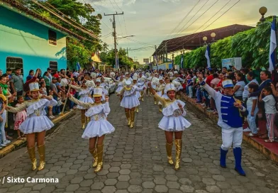nicaragua, rigoberto lopez perez, rivas, potosi, desfile escolar,