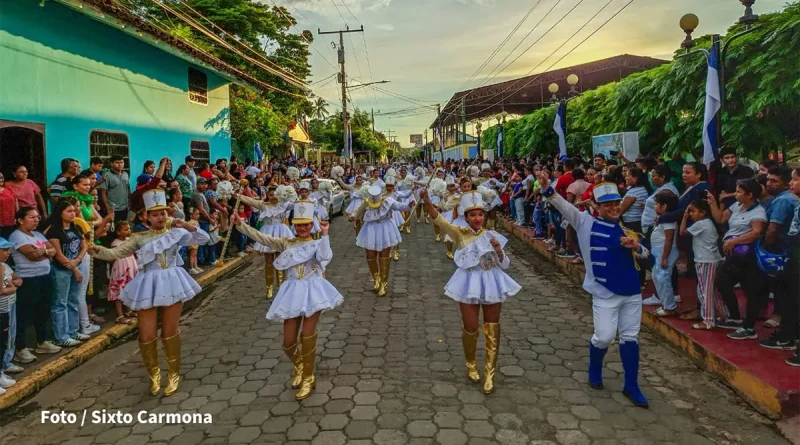 nicaragua, rigoberto lopez perez, rivas, potosi, desfile escolar,
