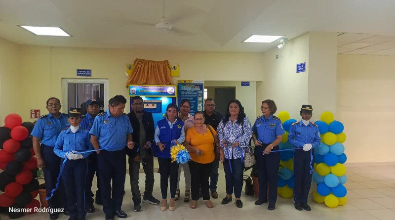 policía nacional de nicaragua, kiosco tecnológico policial, 24/7, managua, nicaragua