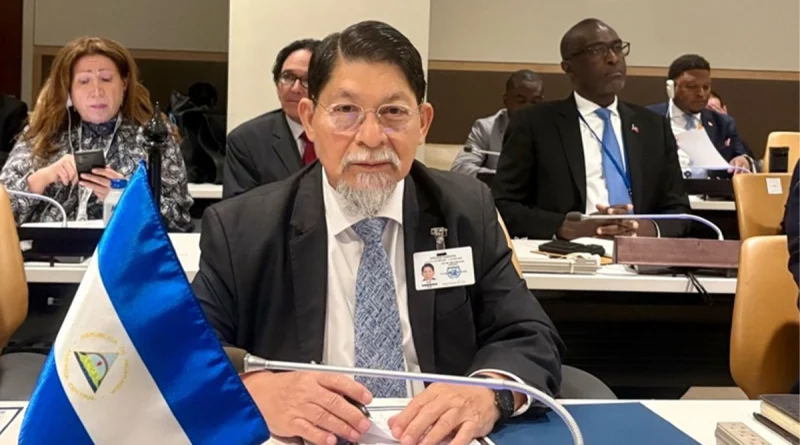 canciller de nicaragua, onu, denis moncada, ministerio de relaciones exteriores,